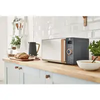 Nordic Set Desayuno, Hervidor 1,7L, Tostadora , Microondas 20L STRP1060GRYNEU SWAN