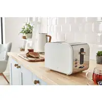 Nordic Set Desayuno, Hervidor 1,7L, Tostadora , Microondas 20L STRP1060WHTNEU SWAN