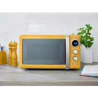 Retro Set Desayuno Hervidor Agua 1,8L,Tostadora,Microondas 20L,STRP2070YELNEU SWAN