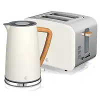 Nordic Set Desayuno, Hervidor Agua 1,7 L, Tostadora 2 rebanadas,STP2090WHTNEU SWAN