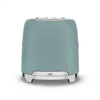 Smeg TSF01EGMEU tostadora 6 2 rebanada(s) 950 W Cromo, Verde