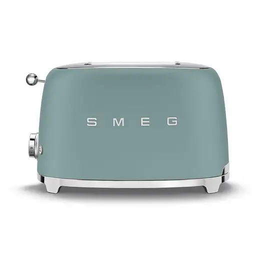 Smeg TSF01EGMEU tostadora 6 2 rebanada(s) 950 W Cromo, Verde