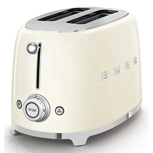 Smeg TSF01CREU tostadora 6 2 rebanada(s) 950 W Crema de color