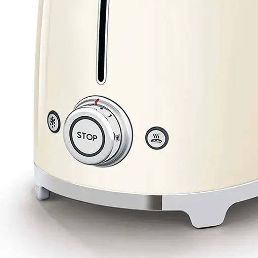 Smeg TSF01CREU tostadora 6 2 rebanada(s) 950 W Crema de color