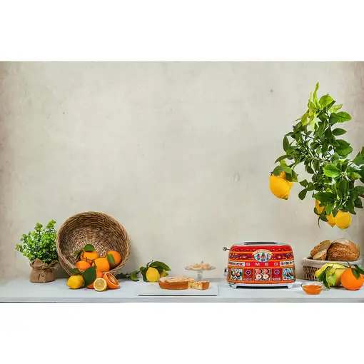 Smeg TSF01DGEU tostadora 6 2 rebanada(s) 950 W Multicolor