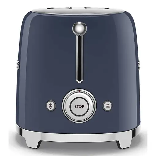 Smeg TSF01NBEU tostadora 6 2 rebanada(s) 950 W Azul, Cromo