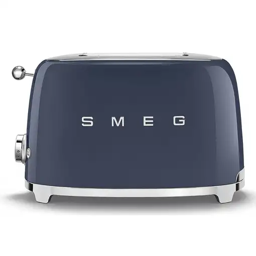 Smeg TSF01NBEU tostadora 6 2 rebanada(s) 950 W Azul, Cromo