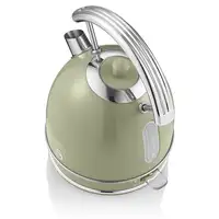 Retro Set Desayuno Hervidor de Agua 1,8 L, Tostadora 2 Rebanadas, STP7050GNEU SWAN