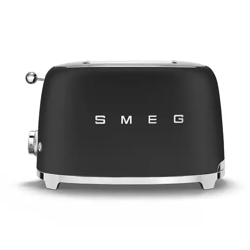 Smeg TSF01BLMEU tostadora 6 2 rebanada(s) 950 W Negro, Acero inoxidable