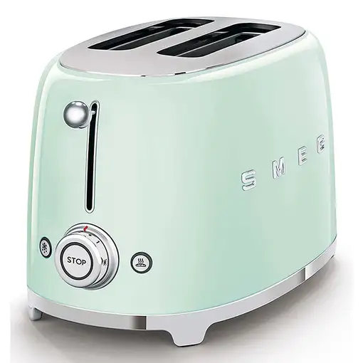 Smeg TSF01PGEU tostadora 6 2 rebanada(s) 950 W Verde