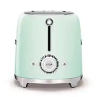 Smeg TSF01PGEU tostadora 6 2 rebanada(s) 950 W Verde