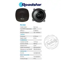 Roadstar PS-1315 altavoz audio 50 W