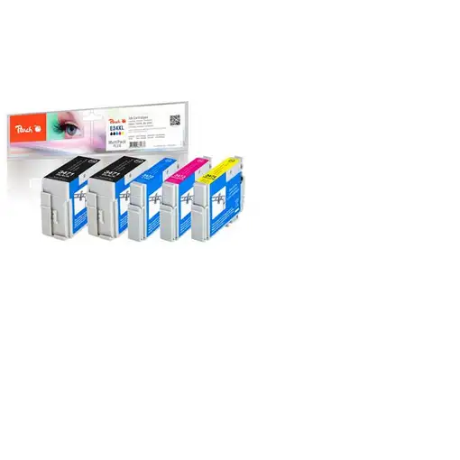 Peach PI200-631 cartucho de tinta 5 pieza(s) Negro, Cian, Magenta, Amarillo