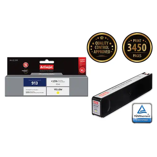 Activejet AH-913YR cartucho de tinta 1 pieza(s) Compatible Alto rendimiento (XL) A