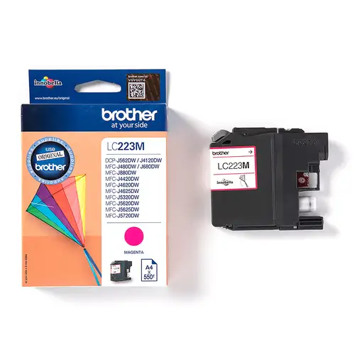 Brother LC223M cartucho de tinta 1 pieza(s) Original Magenta