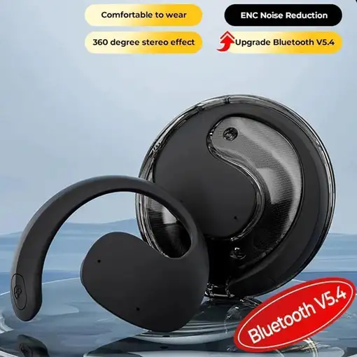 Auriculares inalámbricos deportivos por conducción ósea Klack X28 Crema
