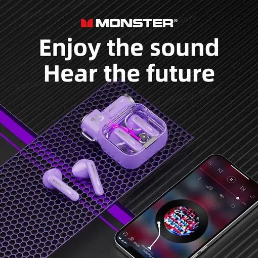 Auriculares Monster XKT15 Morado