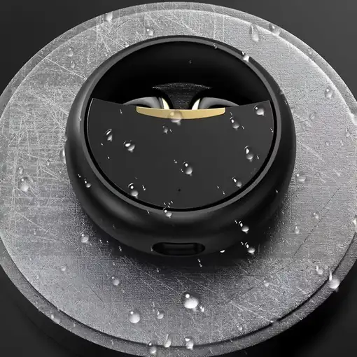 Auriculares De Metal Resistente Al Agua Negro