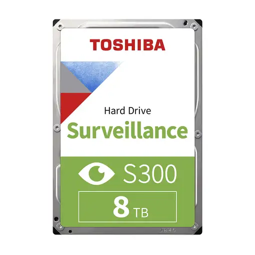 Toshiba S300 Surveillance disco duro interno 8 TB 7200 RPM 256 MB 3.5" Serial ATA