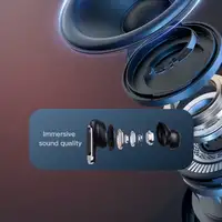 Auriculares Bluetooth Klack con Cancelación de ruido real (ANC)  Pantalla táctil