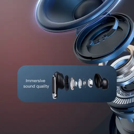 Auriculares Bluetooth Klack con Cancelación de ruido real (ANC)  Pantalla táctil