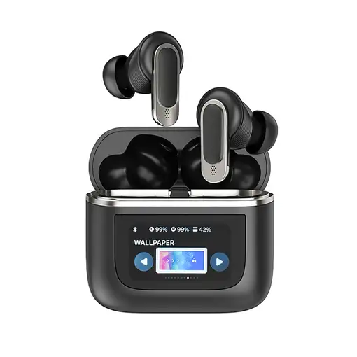 Auriculares Bluetooth Klack con Cancelación de ruido real (ANC)  Pantalla táctil