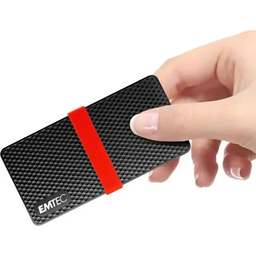 Emtec X200 512 GB USB Tipo C 3.2 Gen 1 (3.1 Gen 1) Negro, Rojo