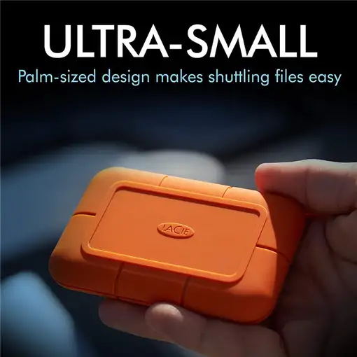 LaCie Rugged 500 GB USB Tipo C 3.2 Gen 2 (3.1 Gen 2) Naranja