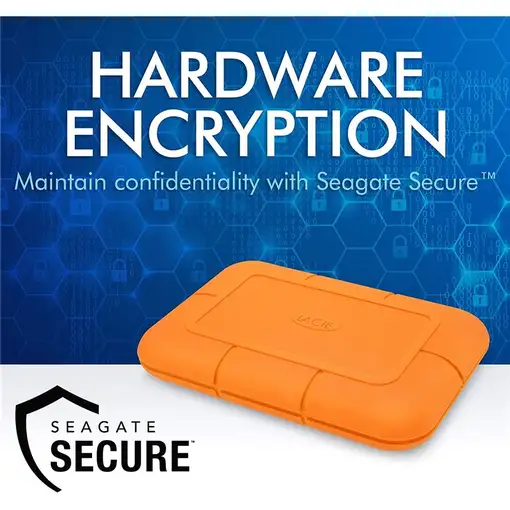 LaCie Rugged 500 GB USB Tipo C 3.2 Gen 2 (3.1 Gen 2) Naranja