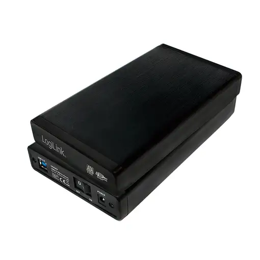 LogiLink UA0284 caja para disco duro externo Caja de disco duro (HDD) Negro 3.5"