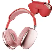 Auriculares Bluetooth de diadema con Funda Klack PRO MAX Rojo