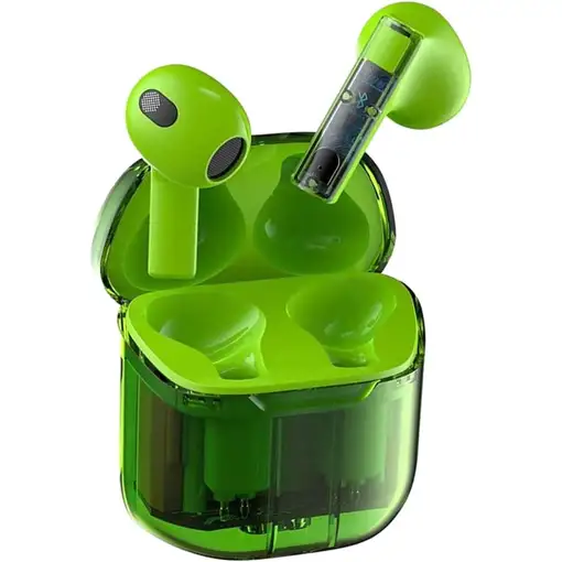 Auriculares Con Estuche Carga Rápida Verde Auriculares Con Estuche Carga Rápida Verde