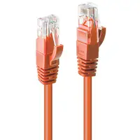 Lindy 48106 cable de red Naranja 0,5 m Cat6 U/UTP (UTP)