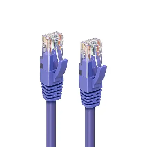 Microconnect MC-UTP6A01P cable de red Púrpura 1 m Cat6a U/UTP (UTP)