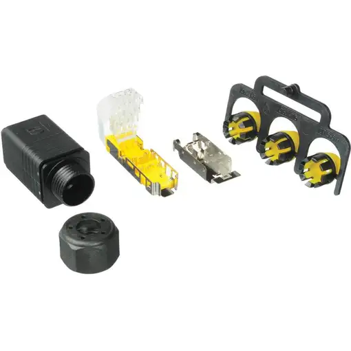 Axis 5700-371 conector RJ-45 Negro