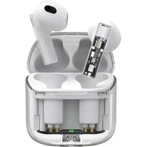 Auriculares Con Estuche Carga Rápida Blanco Auriculares Con Estuche Carga Rápida Blanco