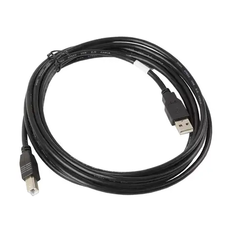 Lanberg CA-USBA-10CC-0030-BK cable USB USB 2.0 3 m USB B Negro