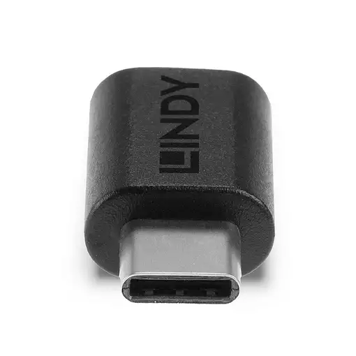 Lindy 41896 cambiador de género para cable USB-C Micro-B Negro