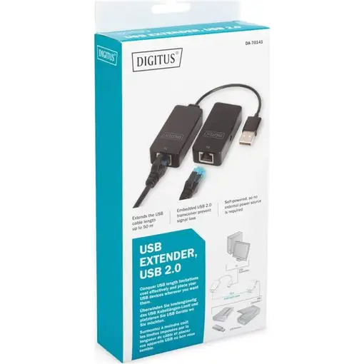 Digitus Cable alargador USB, USB 2.0