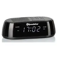 Roadstar CLR2477 radio Reloj Digital Negro