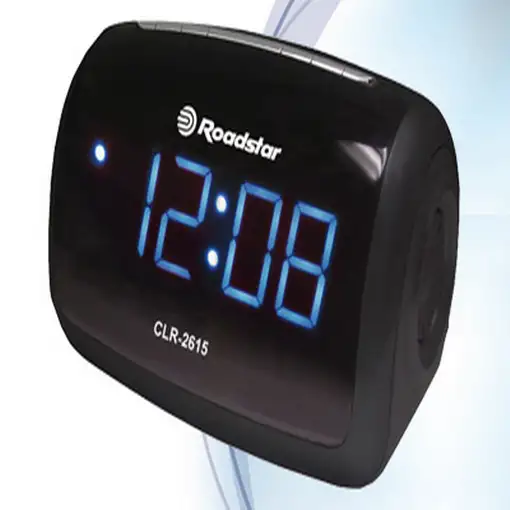 Roadstar CLR-2615 radio Reloj Analógica Negro
