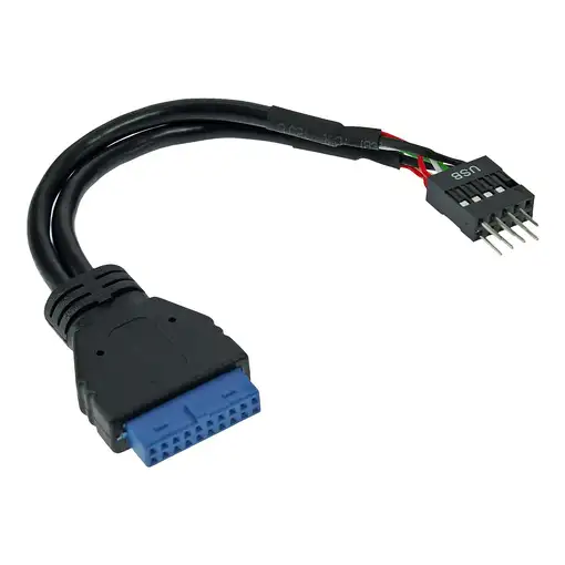 InLine 33446I cable USB 0,15 m Negro