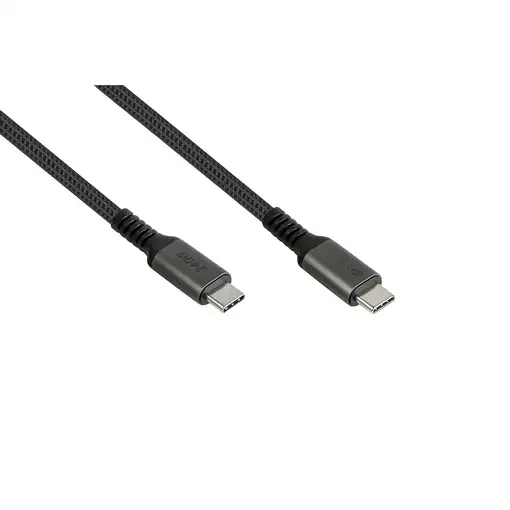 Alcasa 2240-CCT005A cable USB USB 2.0 2 m USB C Negro