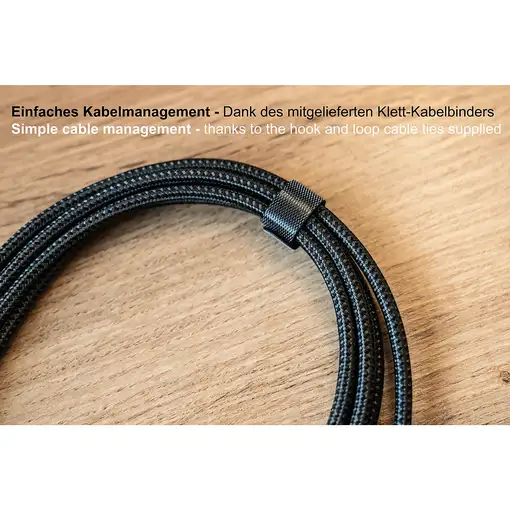 Alcasa 2240-CCT005A cable USB USB 2.0 2 m USB C Negro