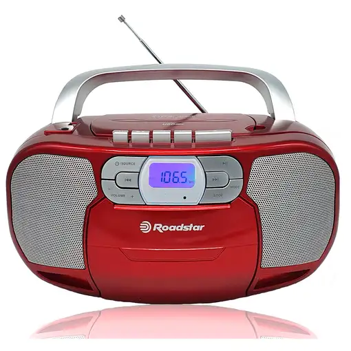 Radio CD Portátil Cassette, Digital PLL FM, Reproductor CD, RCR-4635UMPRD Roadstar