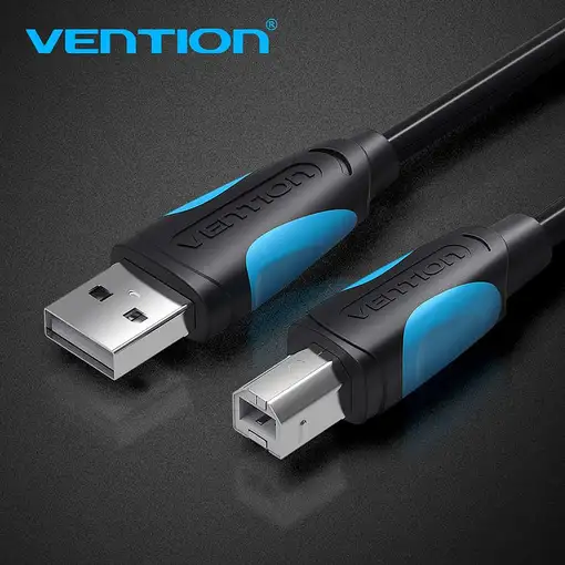 Vention Cable USB 2.0 Impresora VAS-A16-B100/ USB Tipo-B Macho - USB Macho/ 3m/ Ne