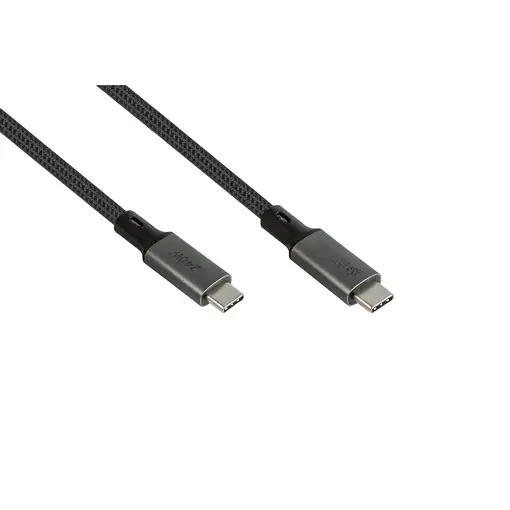 Alcasa Kabel / Adapter cable USB USB4 Gen 3x2 1 m USB C Gris