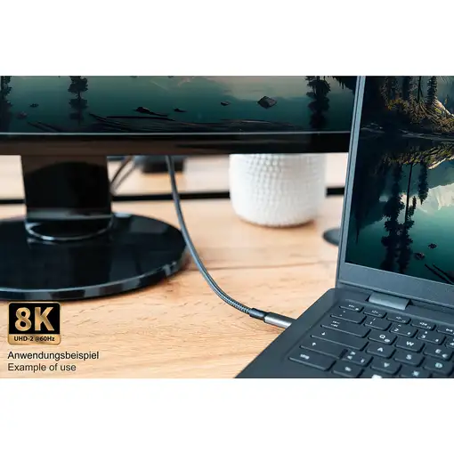 Alcasa Kabel / Adapter cable USB USB4 Gen 3x2 1 m USB C Gris