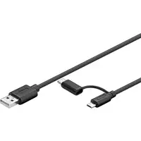 Goobay 71892 cable USB Negro
