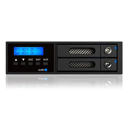 Raidon iR2022 13,3 cm (5.25'') Bandeja para disco duro Negro